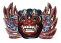 Wooden mask Royalty Free Stock Photo