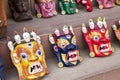 Wooden Masks, Kathmandu, Nepal Royalty Free Stock Photo