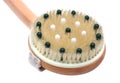 Wooden massager with natural bristle Royalty Free Stock Photo