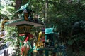 Wooden miniature guardian spirit house