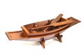 Wooden model boat