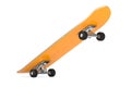 Wooden Modern Skateboard Deck. 3d Rendering Royalty Free Stock Photo