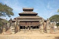 Wooden Monastery in Bagan Myanmar