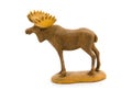 Wooden moose Royalty Free Stock Photo
