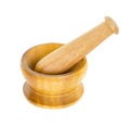 Wooden mortar Grinder drugs