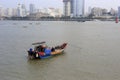 Wooden motor boat