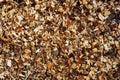 Wooden mulch background