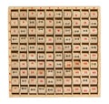 Wooden multiplication table