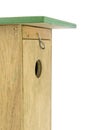 Wooden nesting box in closeup Royalty Free Stock Photo