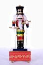 Wooden Nutcracker with a drum
