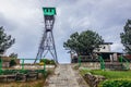 Wooden observation tower Royalty Free Stock Photo