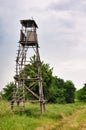 Wooden observation tower Royalty Free Stock Photo