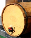 Wooden old barrel Royalty Free Stock Photo