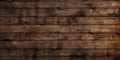 Wooden Old Brown Rustic Surface. Dark Aged Wood Texture, Timber Grunge Floor. Abstract Background. AI generated