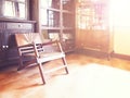 Retro interior style with filter effect.