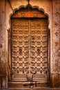 Wooden old door vintage background