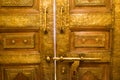 Wooden old door vintage background Royalty Free Stock Photo