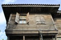 Wooden old home traditional village windows antique lamp