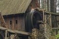 Wooden old mill in forest in valley near Zlate Hory town Royalty Free Stock Photo