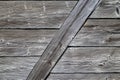 Wooden old wall texture, wood background closeup Royalty Free Stock Photo