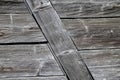 Wooden old wall texture, wood background closeup Royalty Free Stock Photo