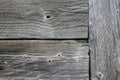 Wooden old wall texture, wood background closeup Royalty Free Stock Photo