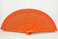 Wooden orange fan