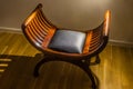 Wooden oriental palisander seat Royalty Free Stock Photo