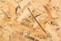 Wooden oriented strand board Royalty Free Stock Photo
