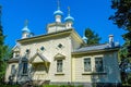 Wooden orthodox church of the Holy Apostles Vladimir and Mary Magdalene in Hanko, Finland