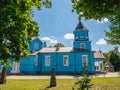 Wooden Orthodox church in Narew, Podlaskie Voivodeship.