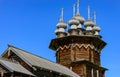 The wooden orthodox Church Of The Protection Of The Holy Virgin.