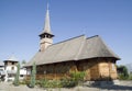 Wooden orthodox church of St. Basil the Great in Curtea de Arges Royalty Free Stock Photo