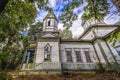 Church in Abandoned village in Chernobyl Zone of Alienation Royalty Free Stock Photo