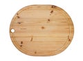 Wooden oval cutting board