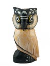 Wooden owl Royalty Free Stock Photo