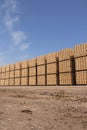 Wooden packing crates