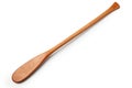 wooden paddle isolated on white background
