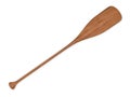 Wooden paddle Royalty Free Stock Photo