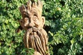 Wooden pagan god