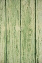 Wooden painted boards. Old cracked paint. Texture background, light green, mint color. Vertical Royalty Free Stock Photo
