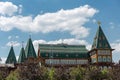 Wooden palace of Tsar Alexei I Mikhailovich in Kolomenskoye, Mos Royalty Free Stock Photo