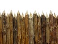 Wooden paling Royalty Free Stock Photo