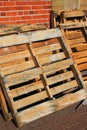 Wooden Pallets Royalty Free Stock Photo