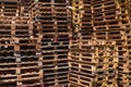 Wooden pallets background Royalty Free Stock Photo