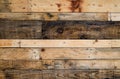 Wooden pallets background. Royalty Free Stock Photo