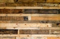 Wooden pallets background. Royalty Free Stock Photo