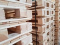 Wooden pallets storage industry transportation