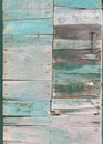 Wooden panel door of scrap wood Royalty Free Stock Photo