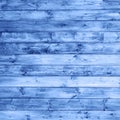 Wooden pannels texture colored in color of year 2020 classic blue background Royalty Free Stock Photo